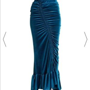 Preen by Thornton Bregazzi Velvet Skirt